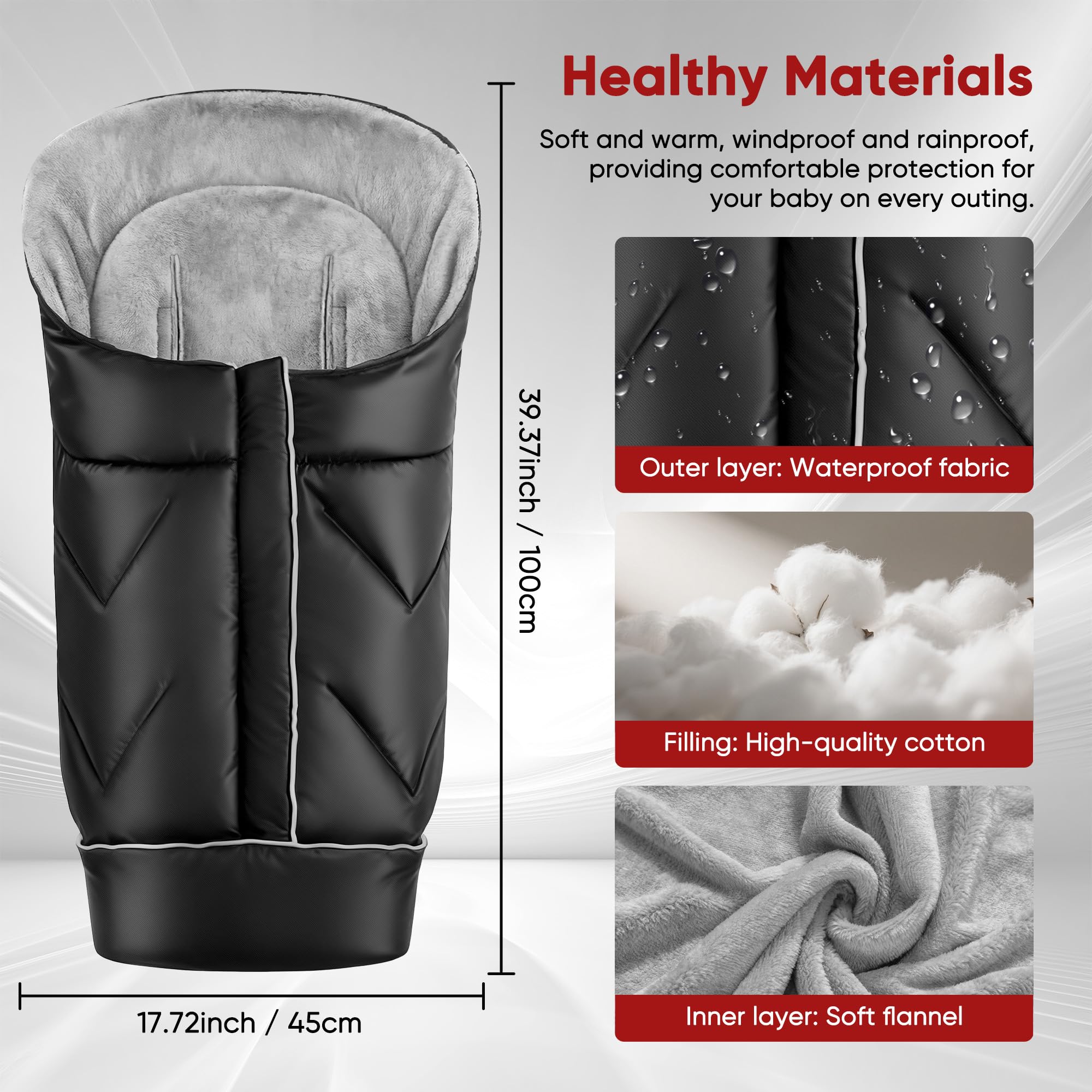 ZUTESU reflective strips boost visibility for safer evening strolls.
