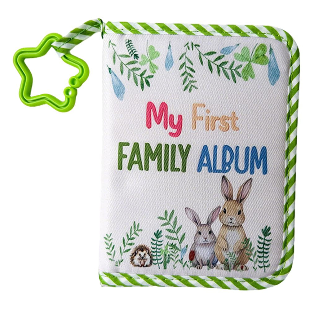 ZUYYON baby photo album Rabbit cover in plush fabric for keepsakes