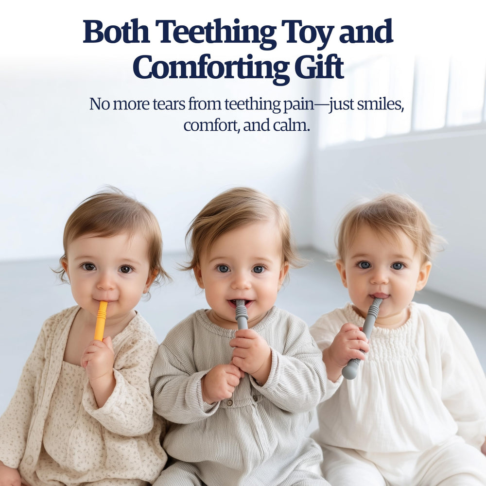 Zuzu Puzzle teether designed for travel with compact form.