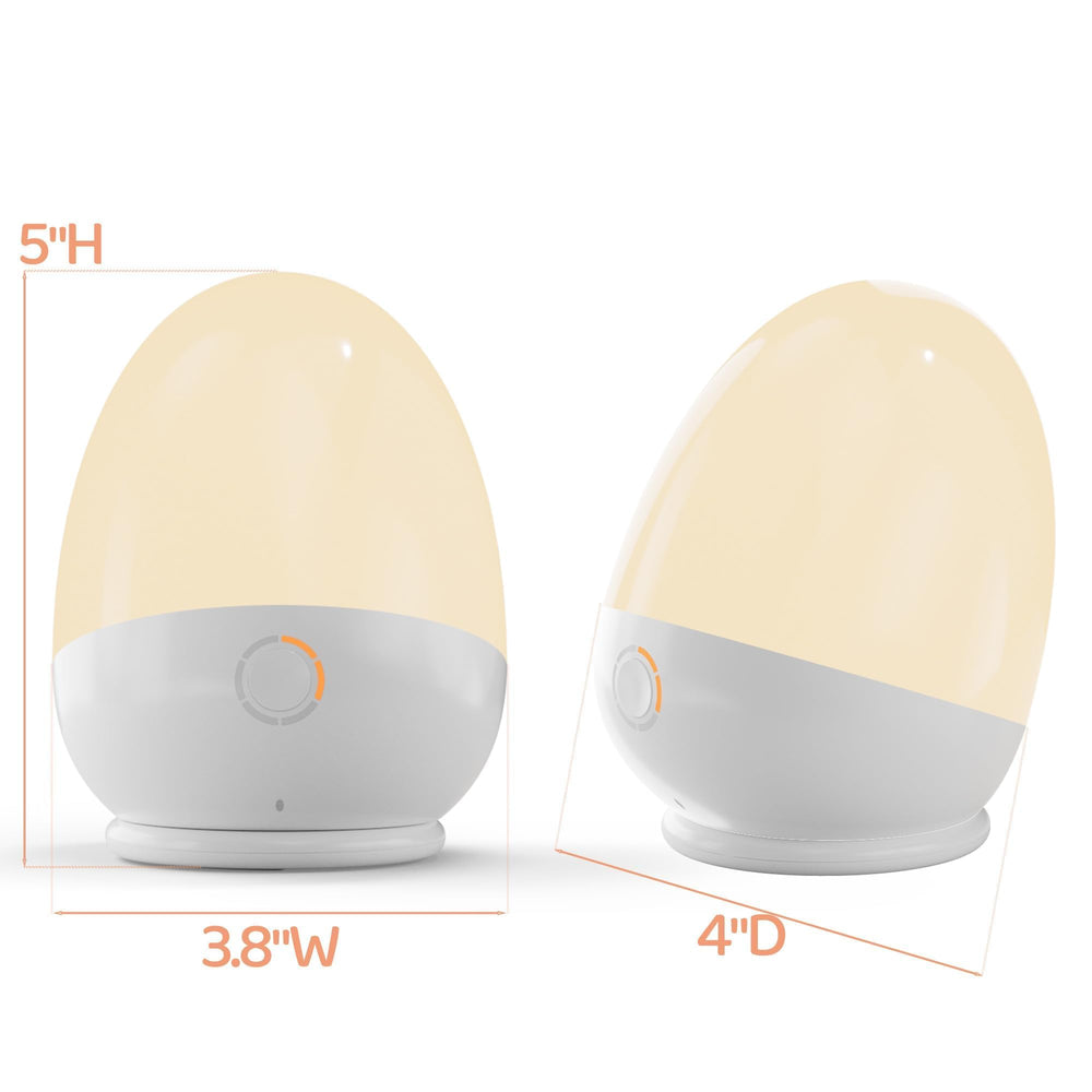 ZUZUKID Touch Egg Night Light nursery-use — portable and lightweight for anywhere
