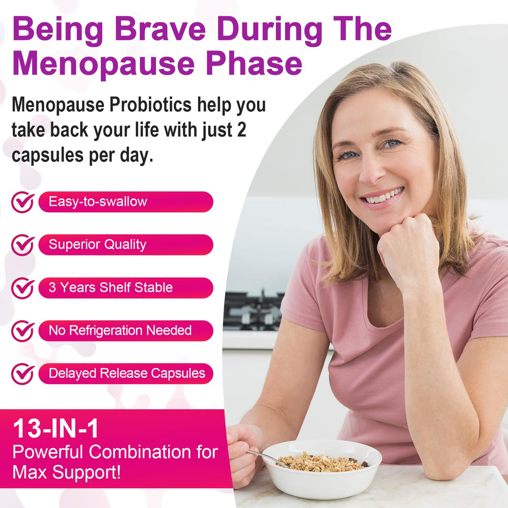 Zwllood Menopause Probiotics shelf-stable bottle convenient without refrigeration