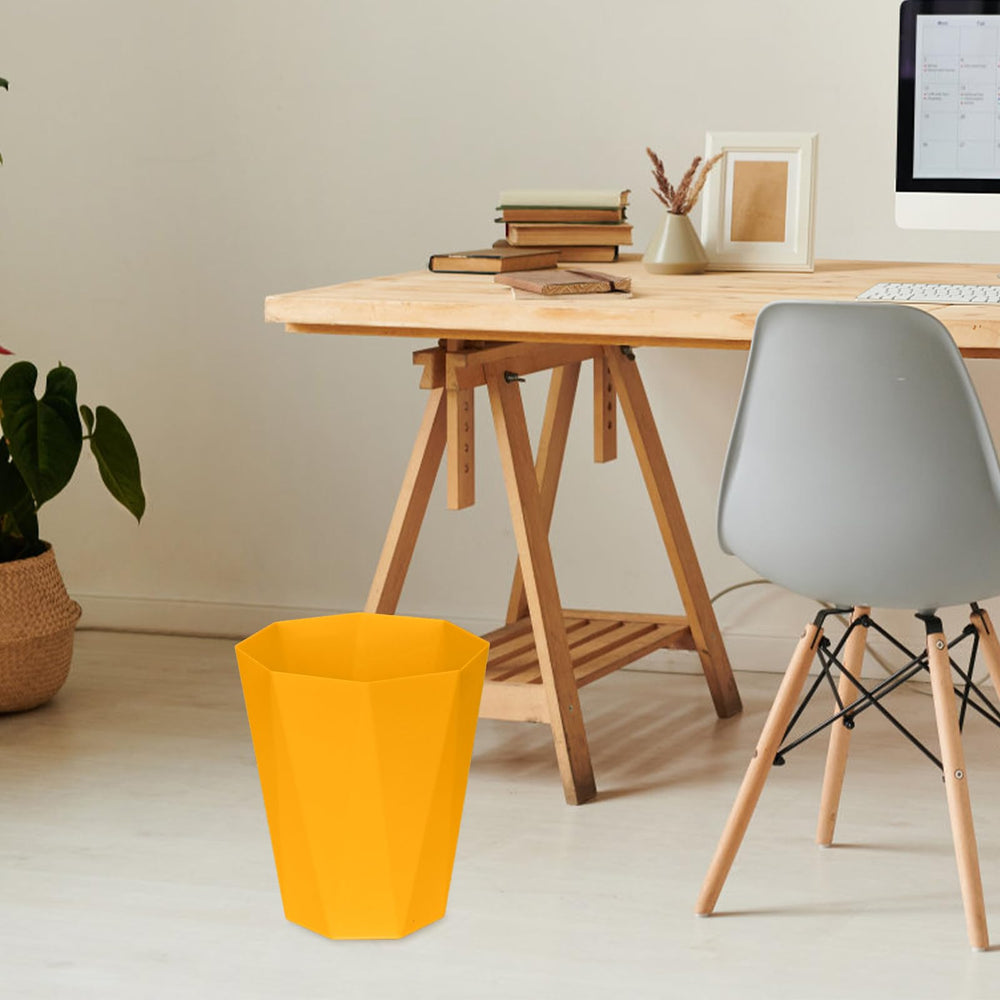 ZXJ small trash can durable plastic resists cracking for long-term use