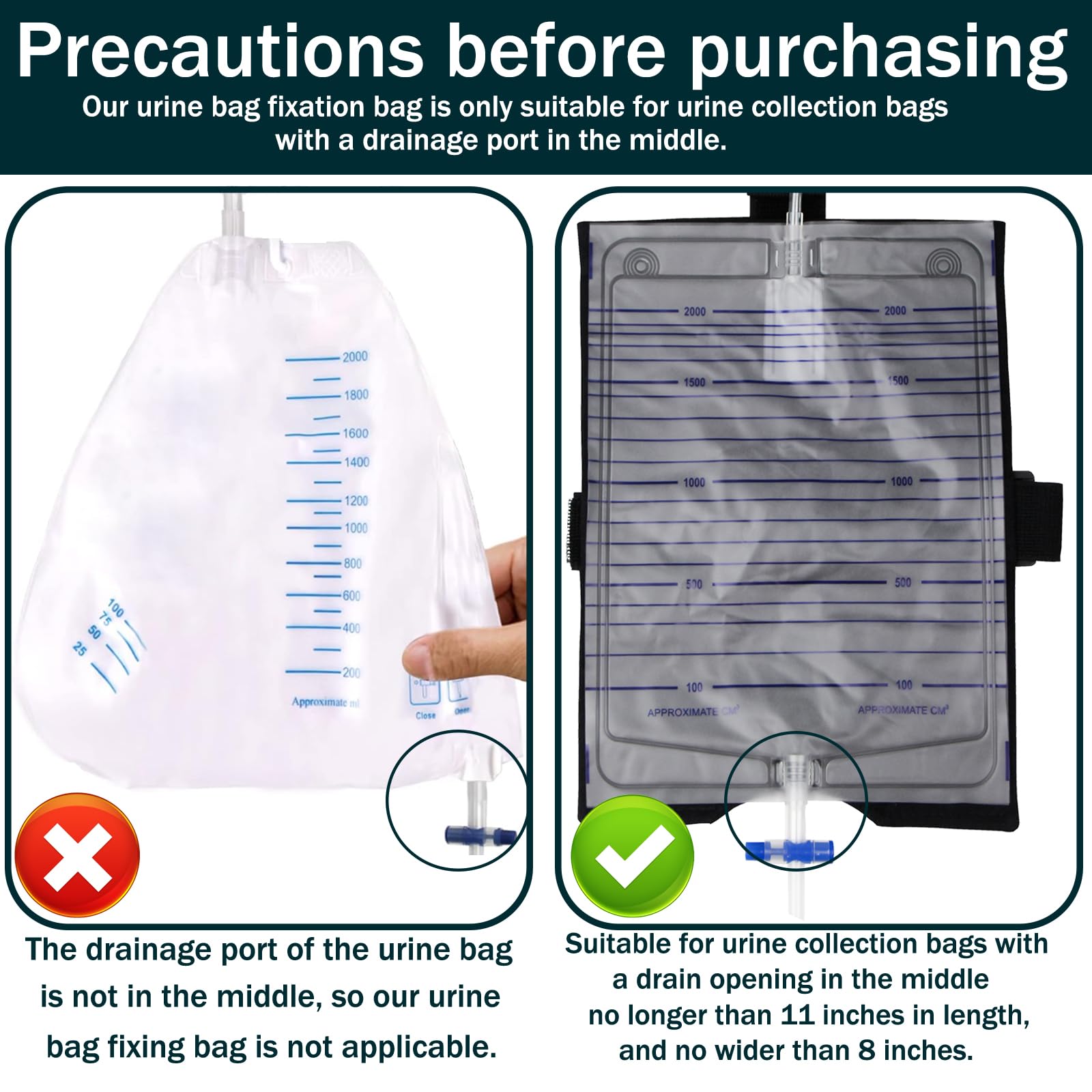 ZXMOBY catheter bag holder for discreet wear under clothing.