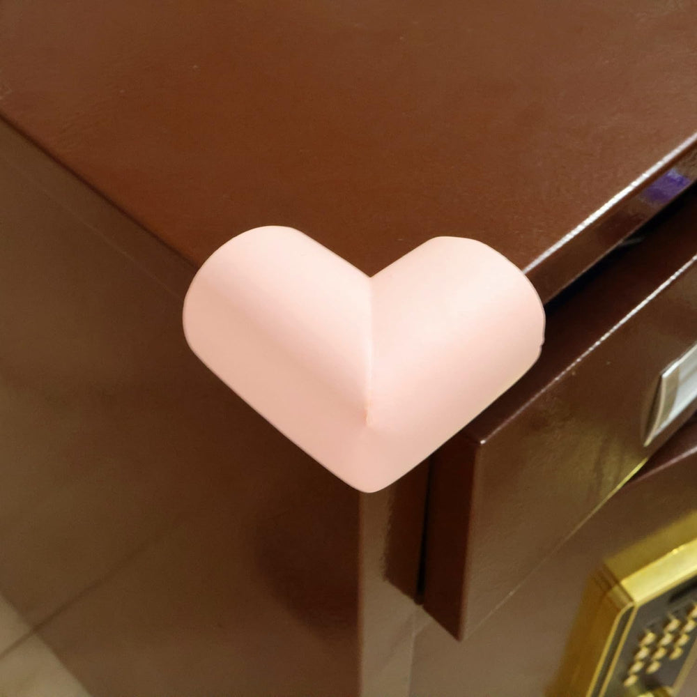 ZXUEZHENG pink pre-taped protector on shelf edge, easy install.