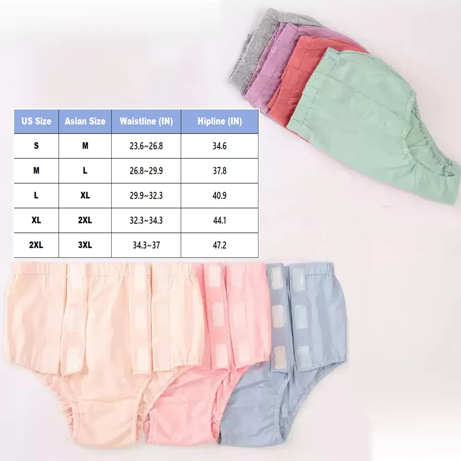 ZXYAHBKL Tear Away Underwear machine-washable fabric for durable longevity.
