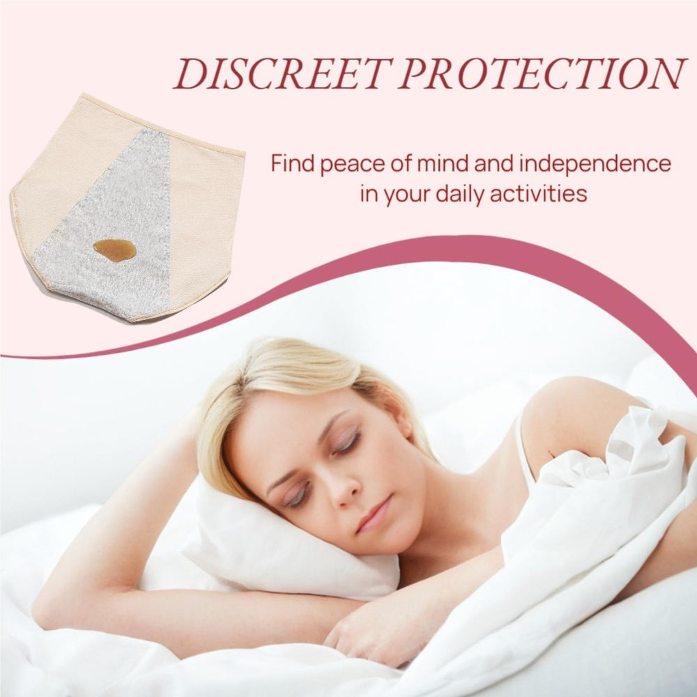 ZXYAHBKL 3-layer leakproof back-barrier underwear helps contain minor leaks discreetly.