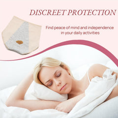 ZXYAHBKL 3-layer leakproof back-barrier underwear helps contain minor leaks discreetly.