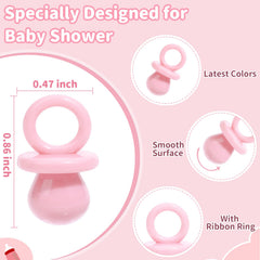 ZYFLSQ pacifiers with rings ready for DIY bracelets or favor bags