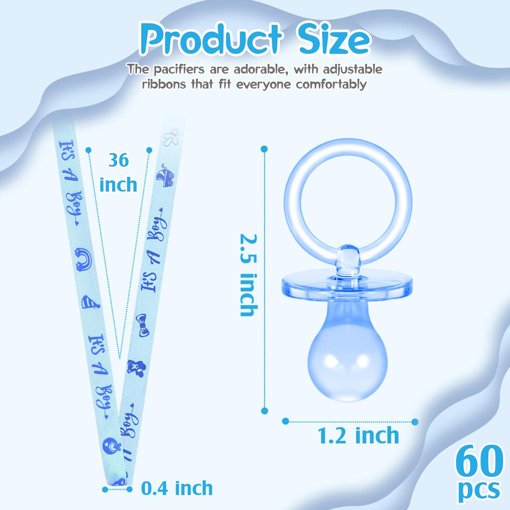 ZYFLSQ pacifier necklace with cotton ribbon shown as decorative table scatters.