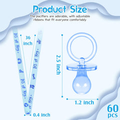 ZYFLSQ pacifier necklace with cotton ribbon shown as decorative table scatters.