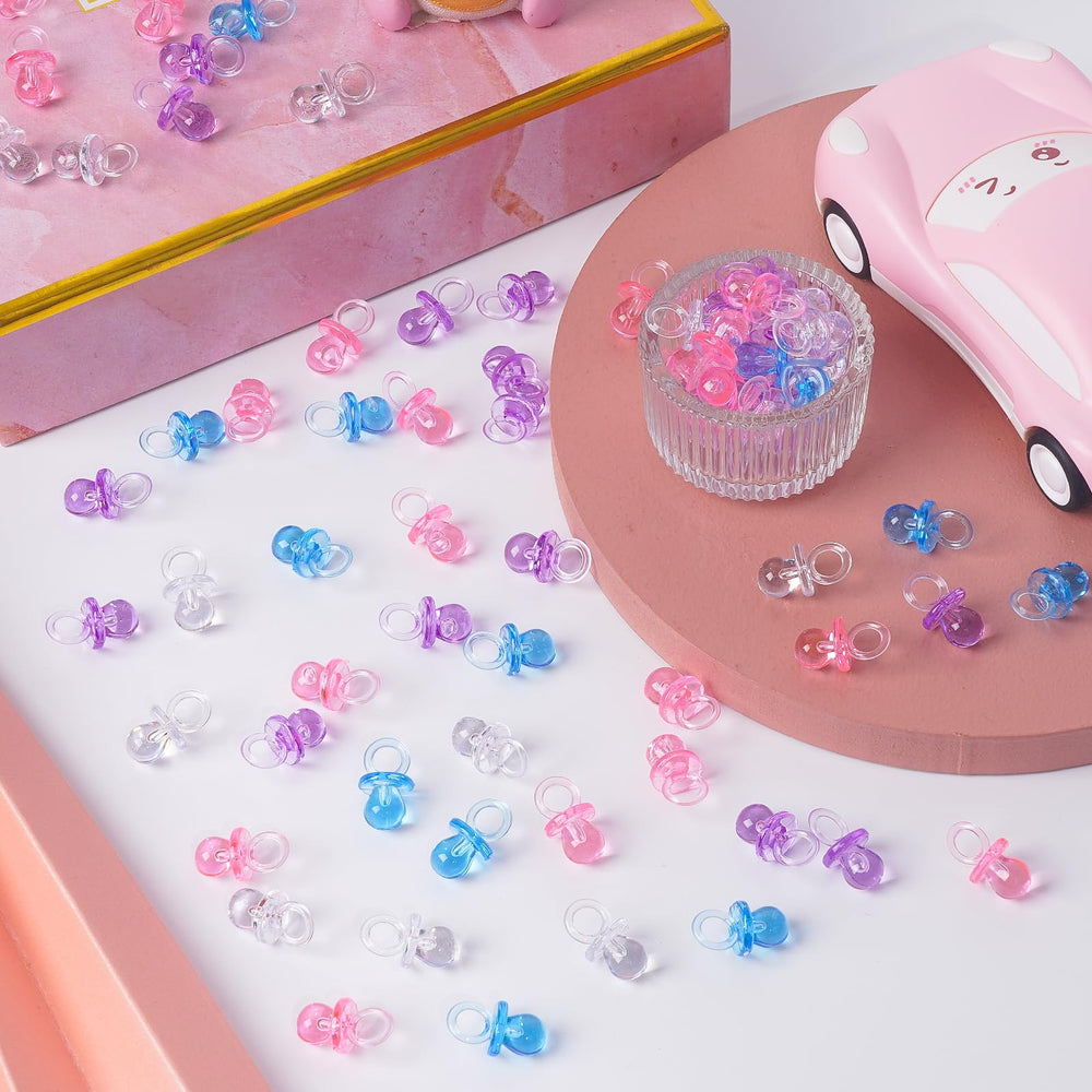 ZYFLSQ clear pacifier gift bag decor idea
