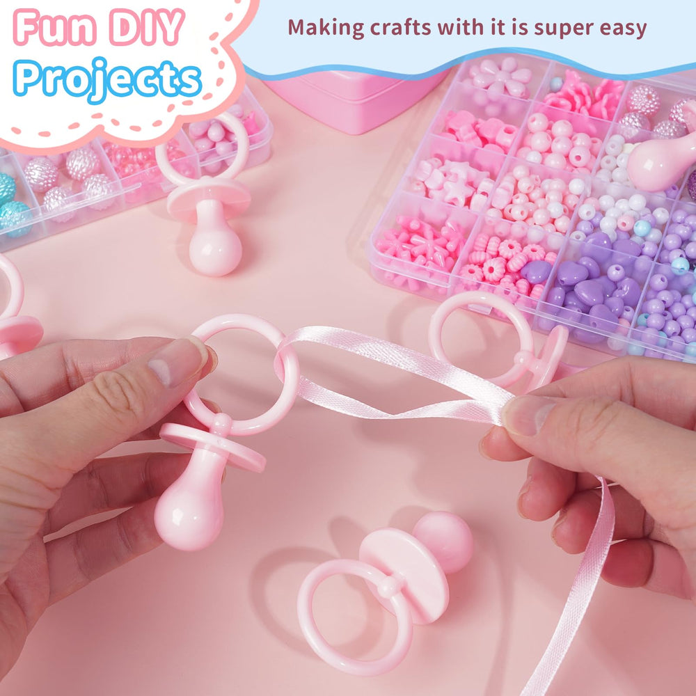 ZYFLSQ plastic pacifiers, 2.75 inches, smooth and durable for crafts