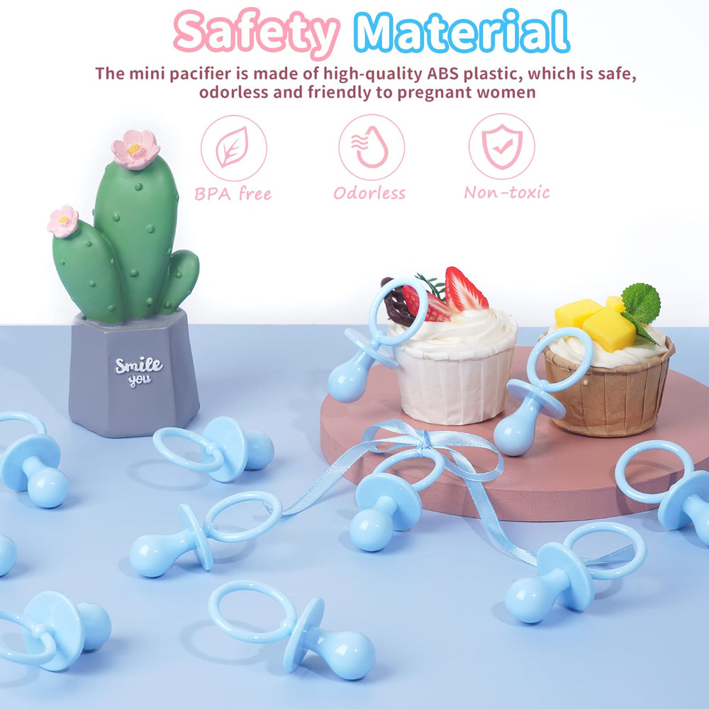 ZYFLSQ pacifier with bottom ring for easy ribbon threading and crafts