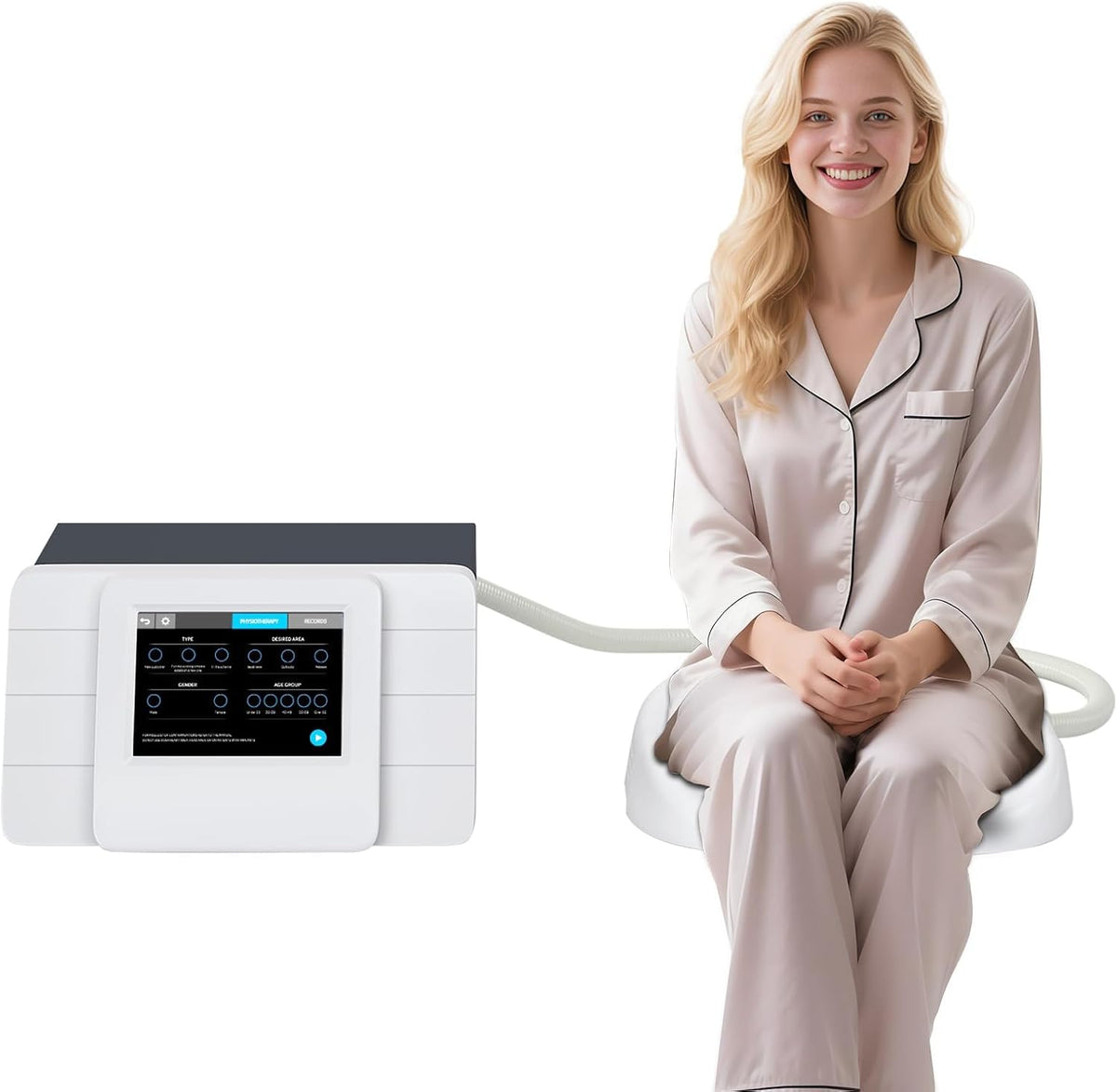 Zylva adjustable pelvic floor exerciser main unit for at-home strengthening.