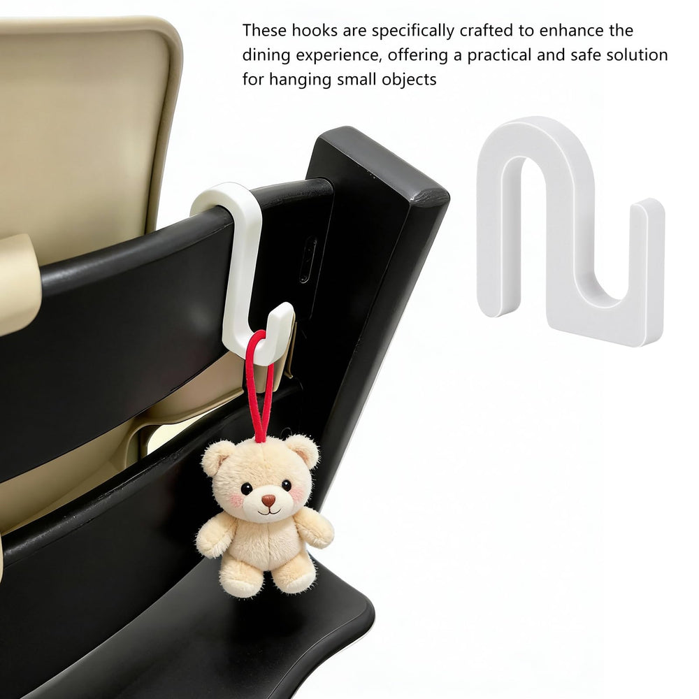 Zynoro four-pack hooks keep toys and bags within easy reach.