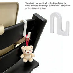 Zynoro four-pack hooks keep toys and bags within easy reach.