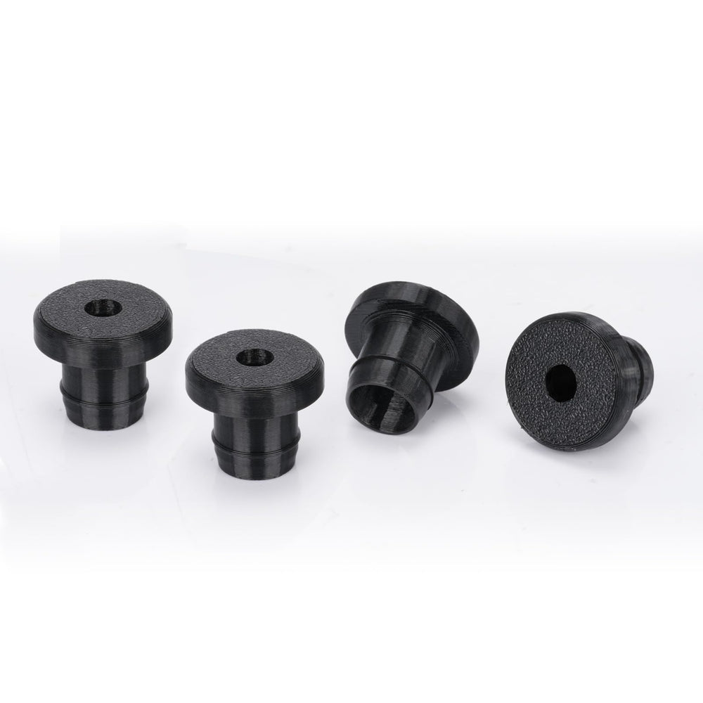 Zynoro safety plugs in place when roof cover bars are not installed for safety.