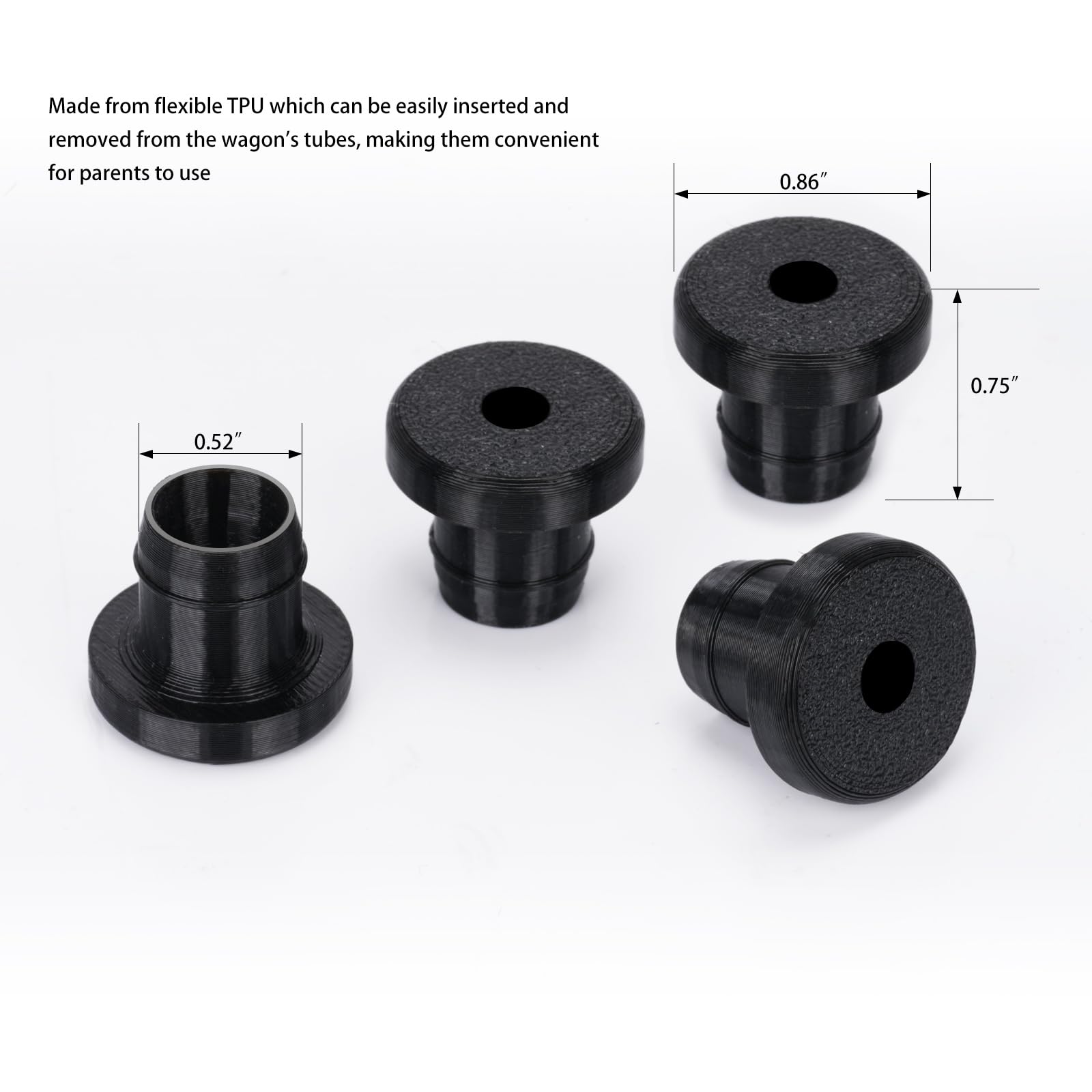 Zynoro plugs fit W2/W4 strollers for safe, adventure-ready wagons.