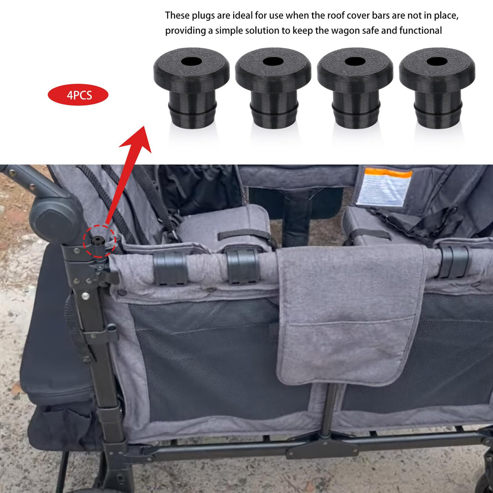 Zynoro TPU plug covering wagon tube ends for safer playtime.