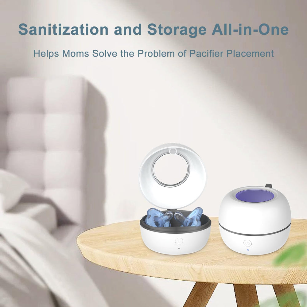 Zyntieu pacifier sanitizer 270-minute battery life for travel