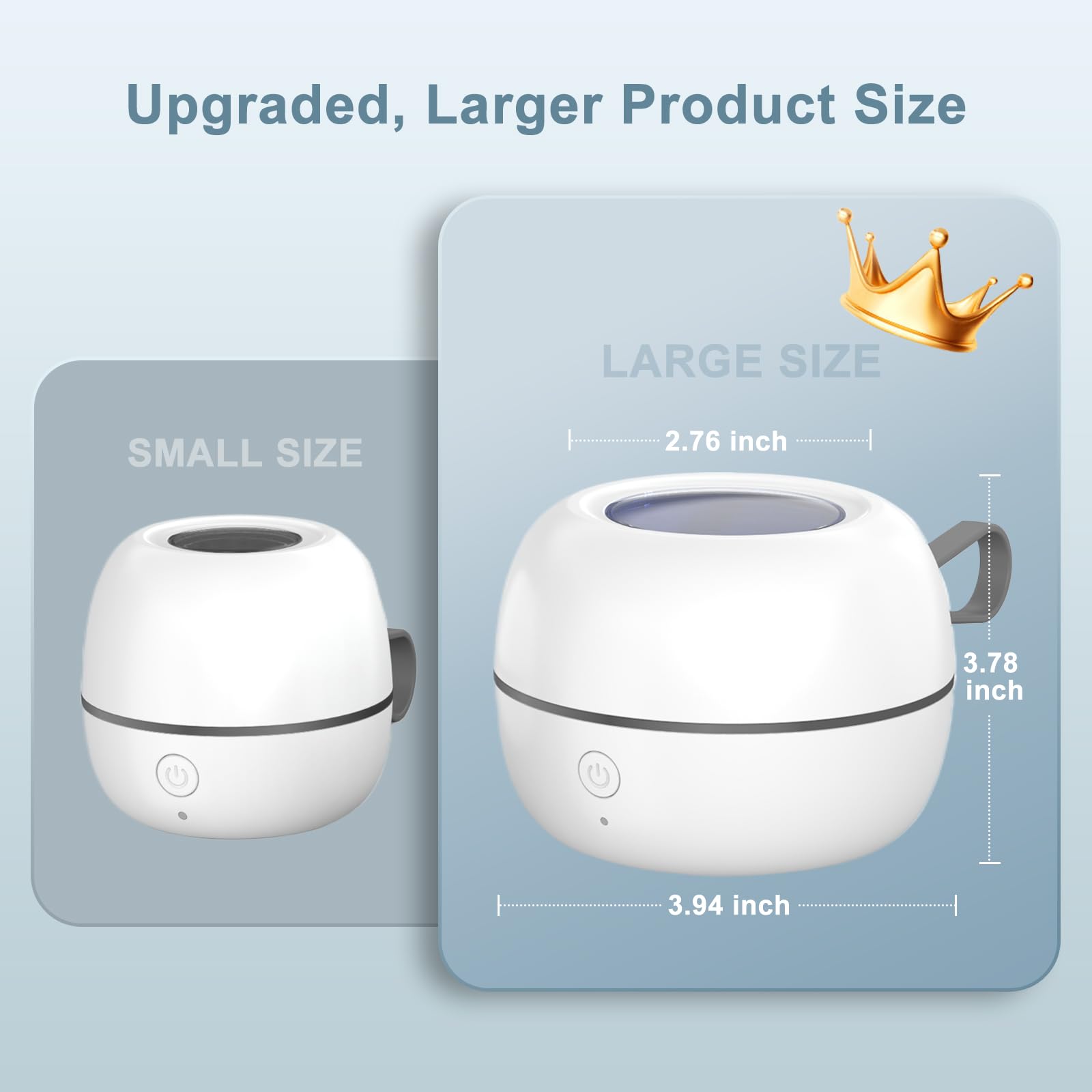 Zyntieu pacifier sanitizer lid auto-off for safety