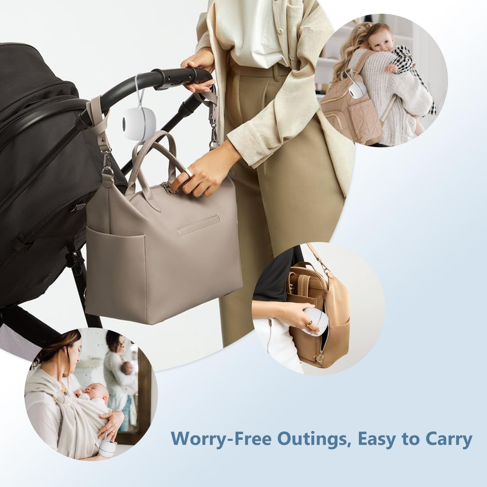 Zyntieu quick 3-minute cycle cleans pacifiers during busy days.
