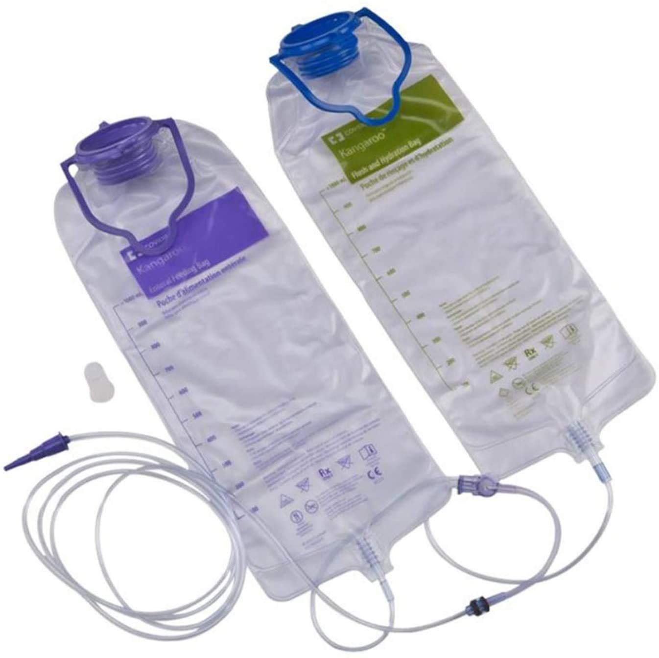 ZYOUO epump 1000ml bag for extended feeding sessions with Kangaroo pumps.