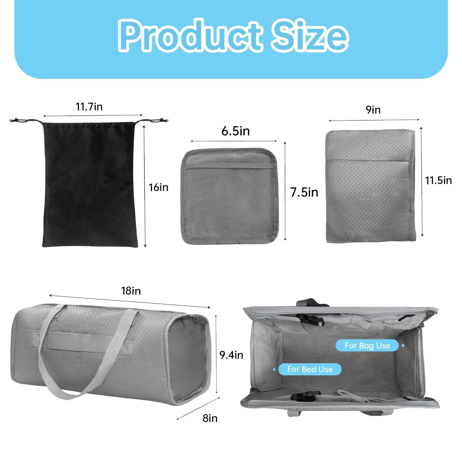 Zyphoria suitcase strap design lets you attach the bag to luggage