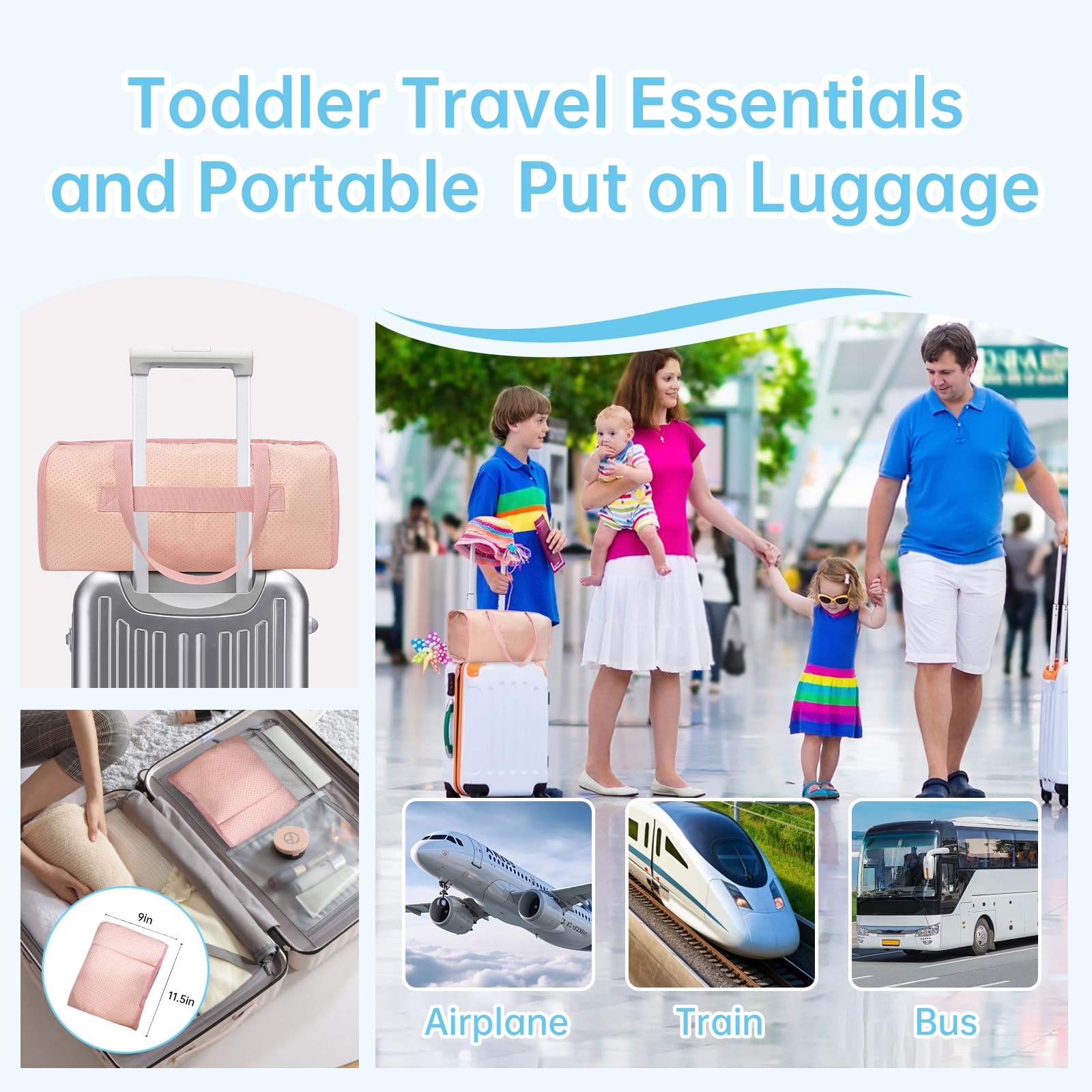 Zyphoria suitcase strap lets you attach the bag to luggage