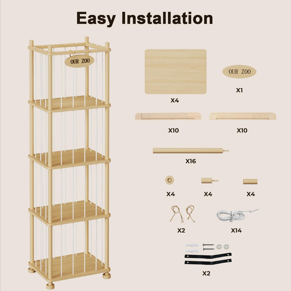Zyraflux versatile storage for books, blocks, and plush toys in playrooms.