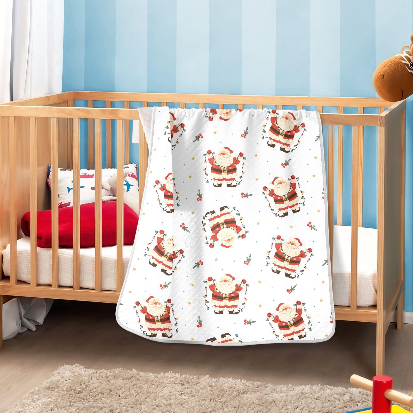 ZZKKO Gift-ready soft baby blanket, perfect for showers, birthdays, or Christmas.