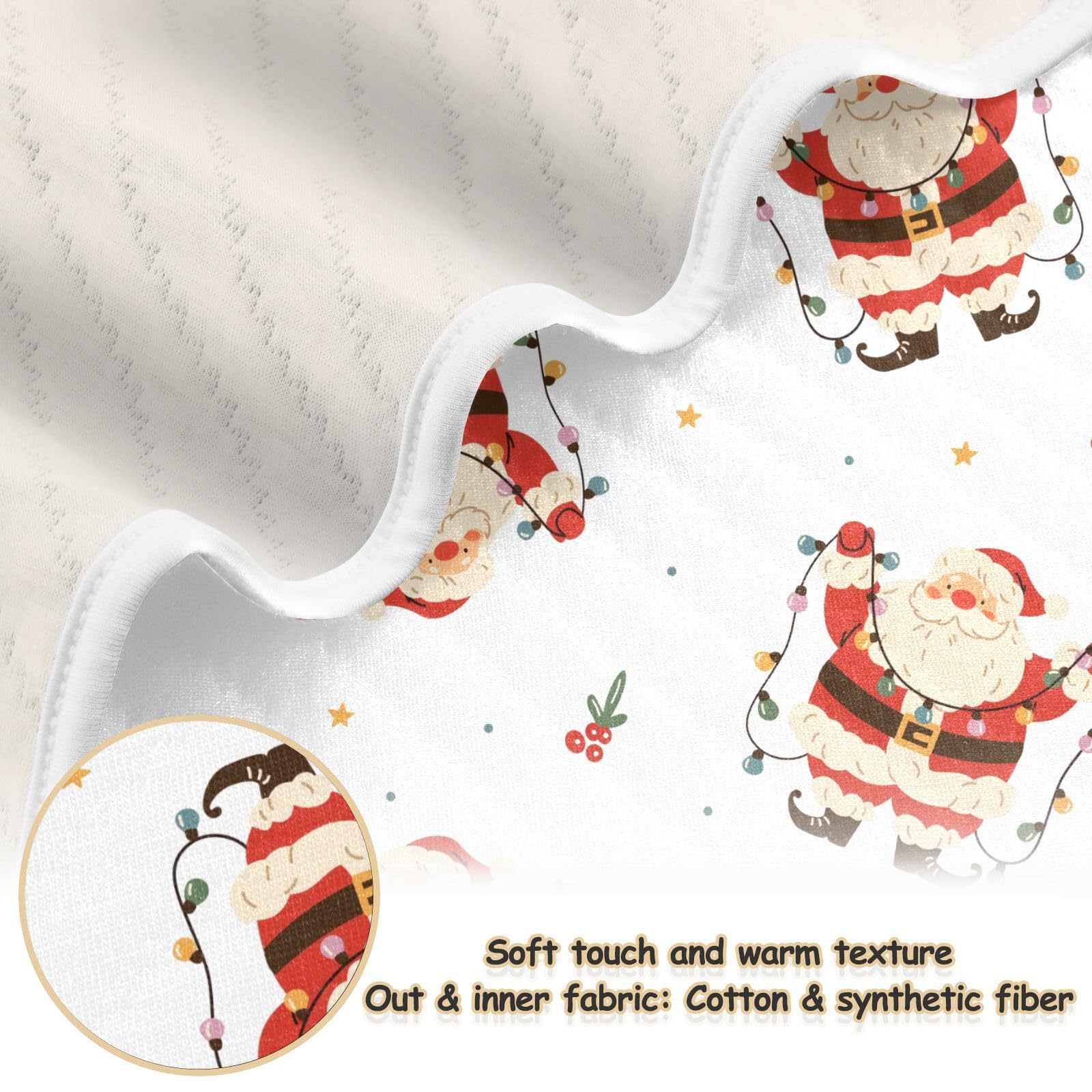 ZZKKO Soft cotton blend close-up, showing gentle texture ideal for sensitive baby skin.