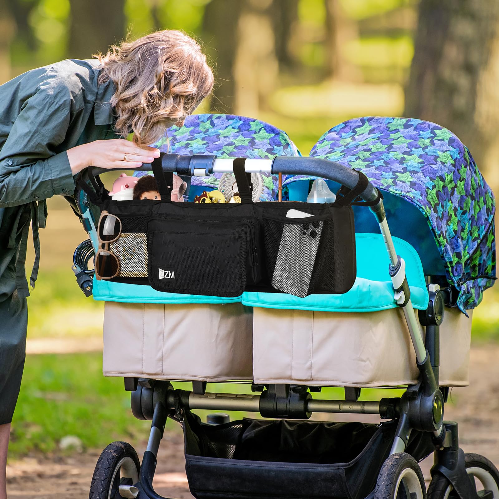 ZZM premium nylon with thick padding offers durable all-in-one storage.