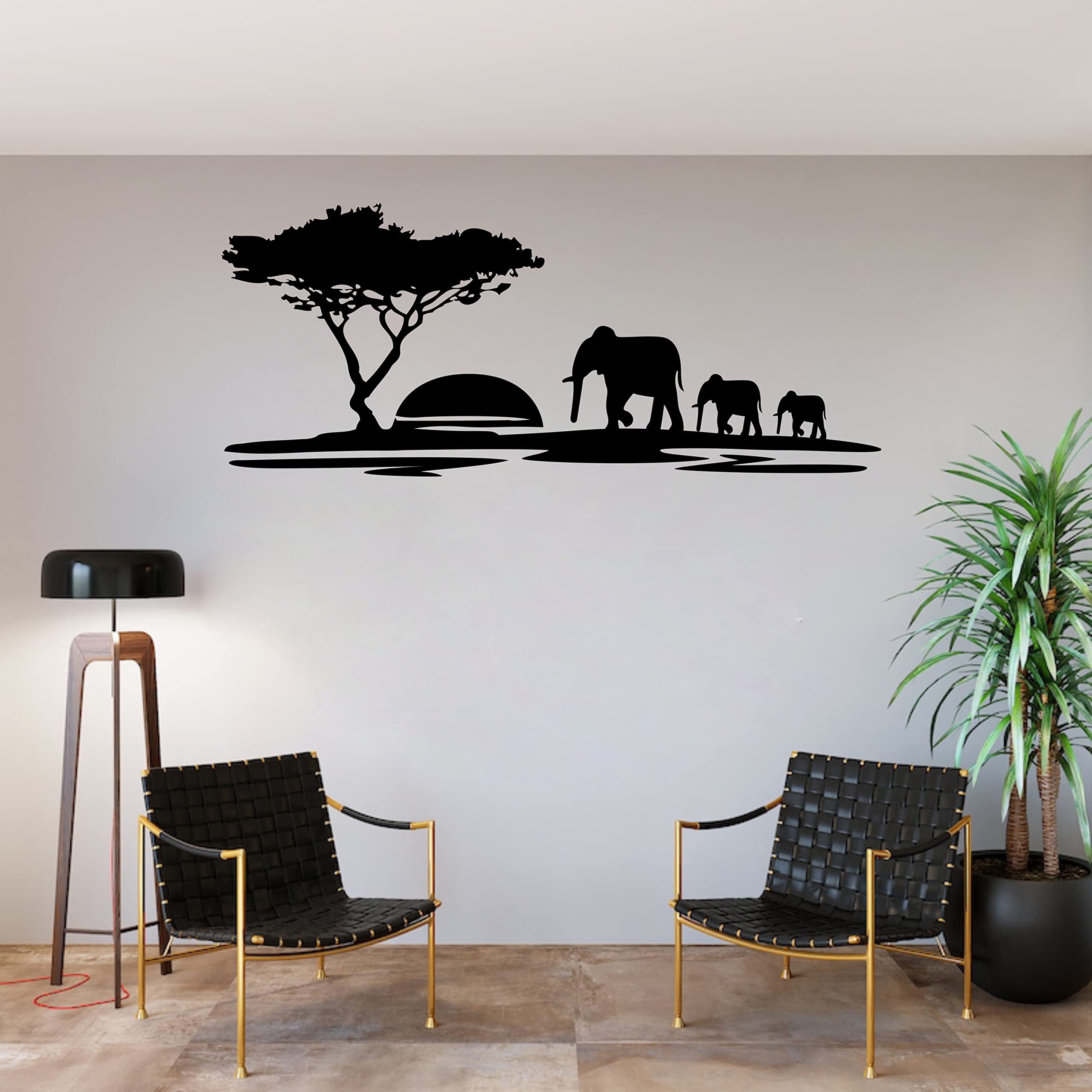ZzMY playroom safari animals wall decor for imagination