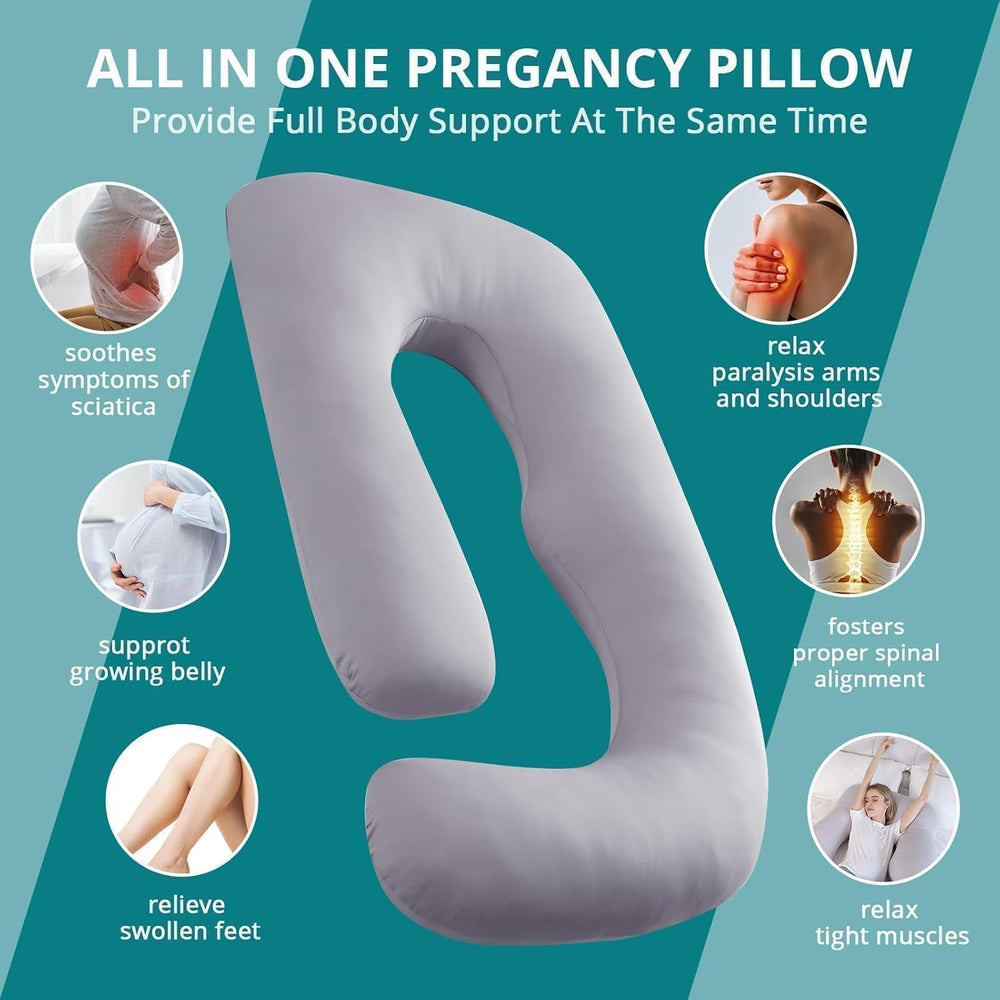 ZZZhen G-shaped pillow provides ergonomic side-sleep support